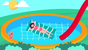 Water Pool Background