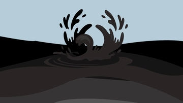 Free Black Water Background Template to Edit Online