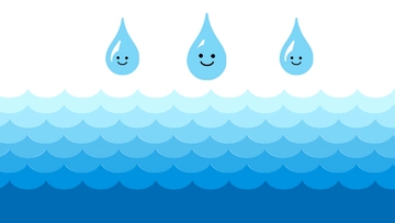Free Cartoon Water Background Template to Edit Online