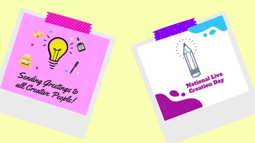 Free National Live Creative Day Photo Background Template to Edit Online