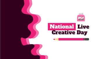 Free National Live Creative Day Banner Background Template to Edit Online