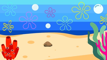 Free Spongebob Water Background Template to Edit Online