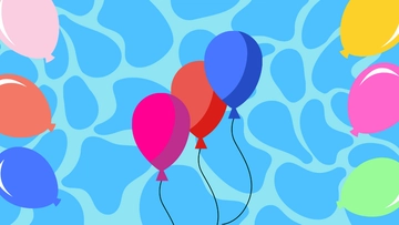Free Water Balloon Background Template to Edit Online