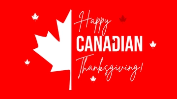 Free Canadian Thanksgiving Banner Background Template to Edit Online