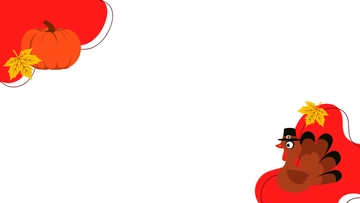 Free Canadian Thanksgiving Cartoon Background Template to Edit Online
