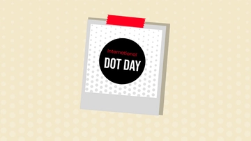 Free International Dot Day Photo Background Template to Edit Online