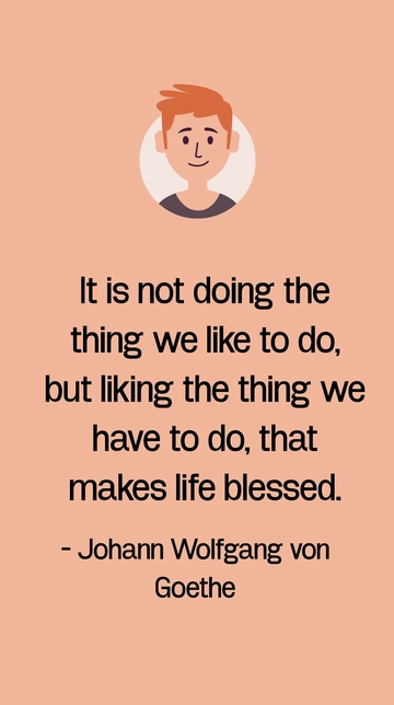 Goethe's Wisdom: Finding Joy in Necessity Quote