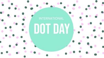 Free International Dot Day Image Background Template to Edit Online