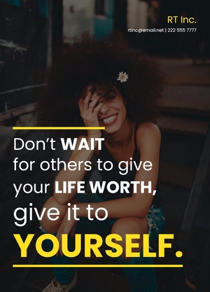 Motivational Speech Poster