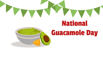 Free National Guacamole Day Design Background Template to Edit Online Free National Guacamole Day Design Background Template to Edit Online