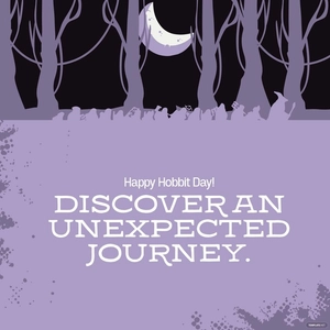 Hobbit Day Poster Vector