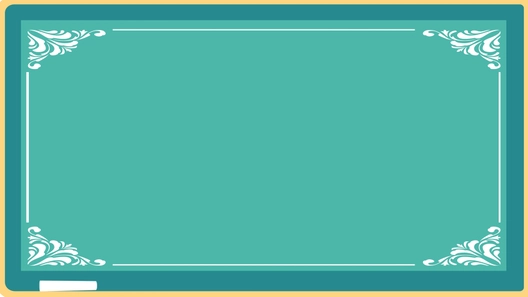 Chalkboard Background With Border