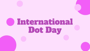 Free International Dot Day Design Background Template to Edit Online