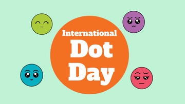 Free International Dot Day Cartoon Background Template to Edit Online Free International Dot Day Cartoon Background Template to Edit Online