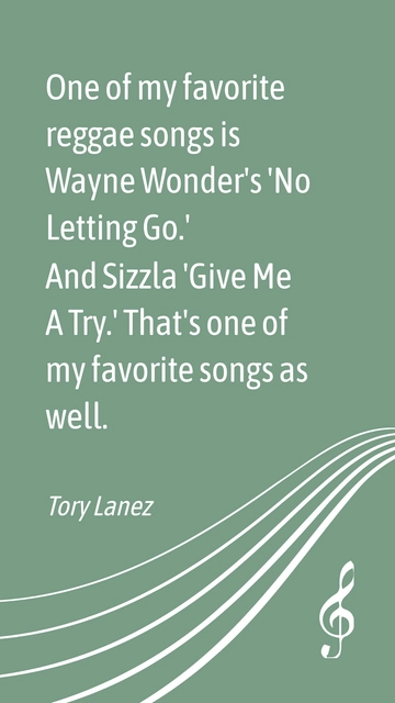 Tory Lanez: Reggae Influences and Favorite Tracks Quote