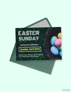 Easter Sunday Invitation Template