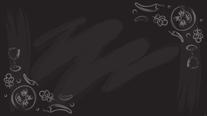 Chalkboard Food Background