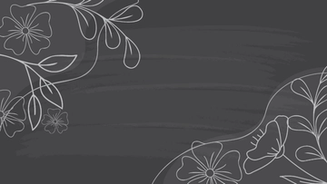 Free Floral Chalkboard Background Template to Edit Online