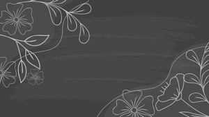 Floral Chalkboard Background