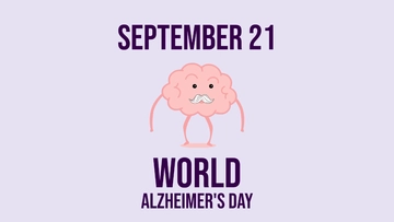 Free World Alzheimer???s Day Cartoon Background Template to Edit Online