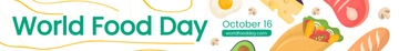 Free World Food Day Website Banner Template to Edit Online
