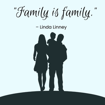 Free National Family Day Quote Vector Template to Edit Online
