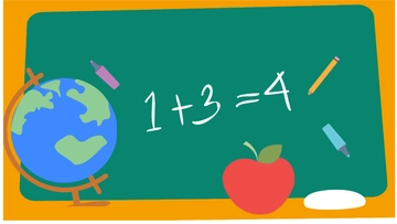 Free Cartoon Chalkboard Background Template to Edit Online