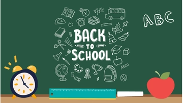 Free School Chalkboard Background Template to Edit Online