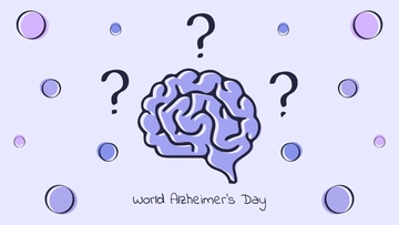 Free World Alzheimer???s Day Drawing Background Template to Edit Online