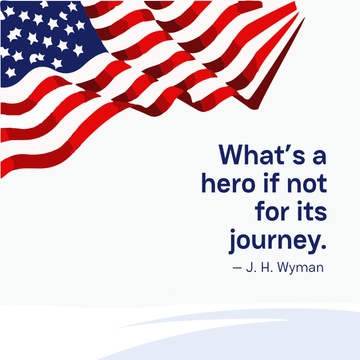 Free VFW Day Quote Vector Template to Edit Online