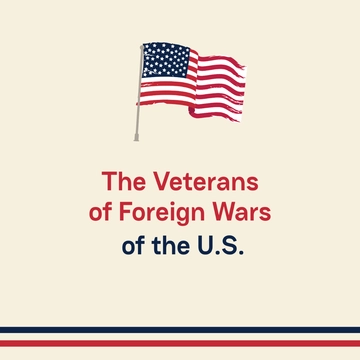 Free VFW Day Clipart Template to Edit Online