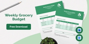 Weekly Grocery Budget Template