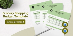 Grocery Shopping Budget Template
