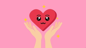 World Gratitude Day Cartoon Background