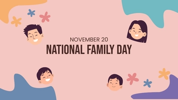 Free National Family Day Banner Background Template to Edit Online