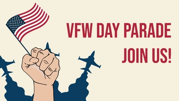 Free VFW Day Invitation Background Template to Edit Online