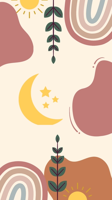 Free Boho Iphone Background Template to Edit Online