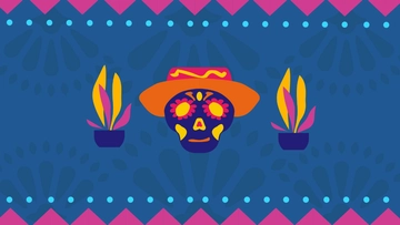 Free National Hispanic Heritage Month Drawing Background Template to Edit Online