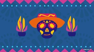 National Hispanic Heritage Month Drawing Background