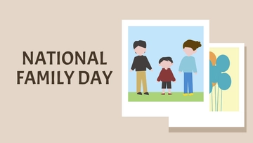 Free National Family Day Clipart Background Template to Edit Online