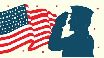 Free VFW Day Clipart Background Template to Edit Online
