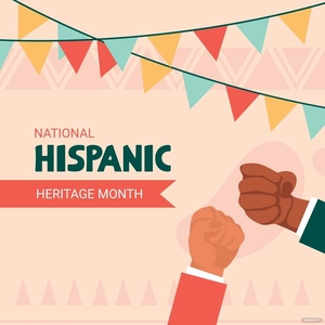 National Hispanic Heritage Month Cartoon Vector