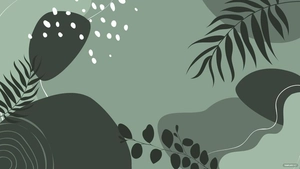 Boho Green Background