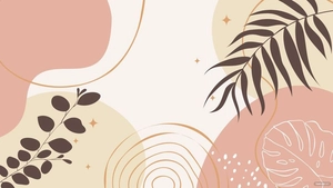Boho Plant Background