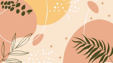 Free Boho Zoom Background Template to Edit Online