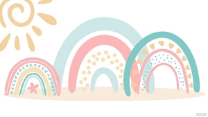 Pastel Boho Background