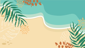 Free Boho Beach Background Template to Edit Online