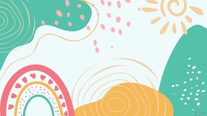 Boho Color Background