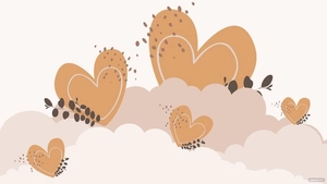 Boho Heart Background