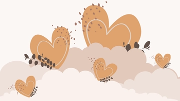 Free Boho Heart Background Template to Edit Online
